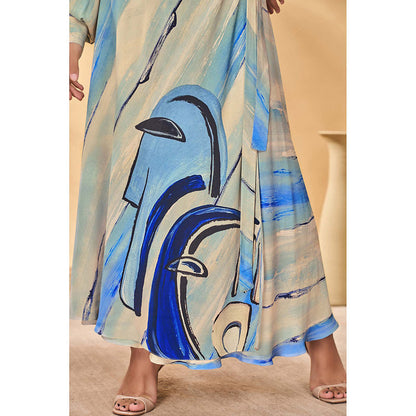 Masaba Multicolour Midnight Faces Coord (Set of 2)