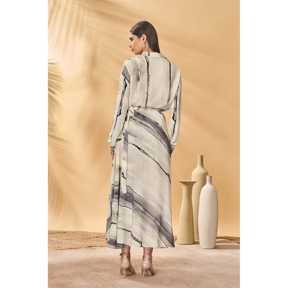 Masaba Beige Moonlit Faces Shirt
