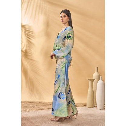 Masaba Multicolour Whirl Wind Trumpet Skirt