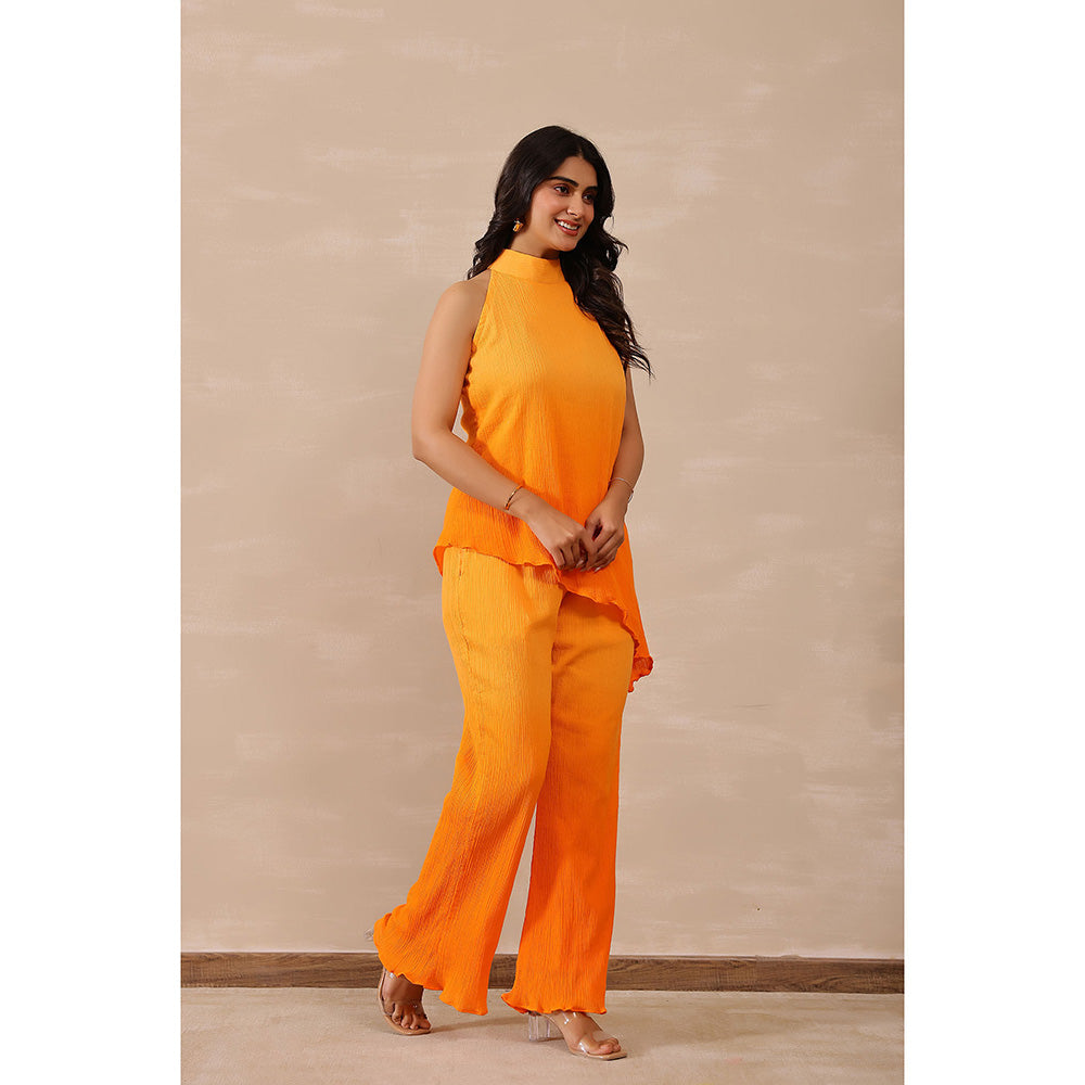 Masoomm Sunset Orange Ombre Co-Ord (Set of 2)