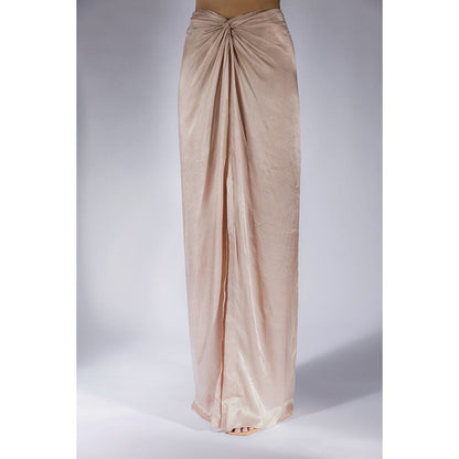 Masumi Mewawalla Chikao Drape Skirt With Embroidered Top (Set of 2)