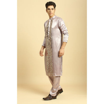 Masumi Mewawalla Lavender Embroidered Kurta with Pant (Set of 2)