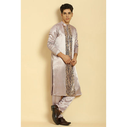 Masumi Mewawalla Lavender Embroidered Kurta with Pant (Set of 2)