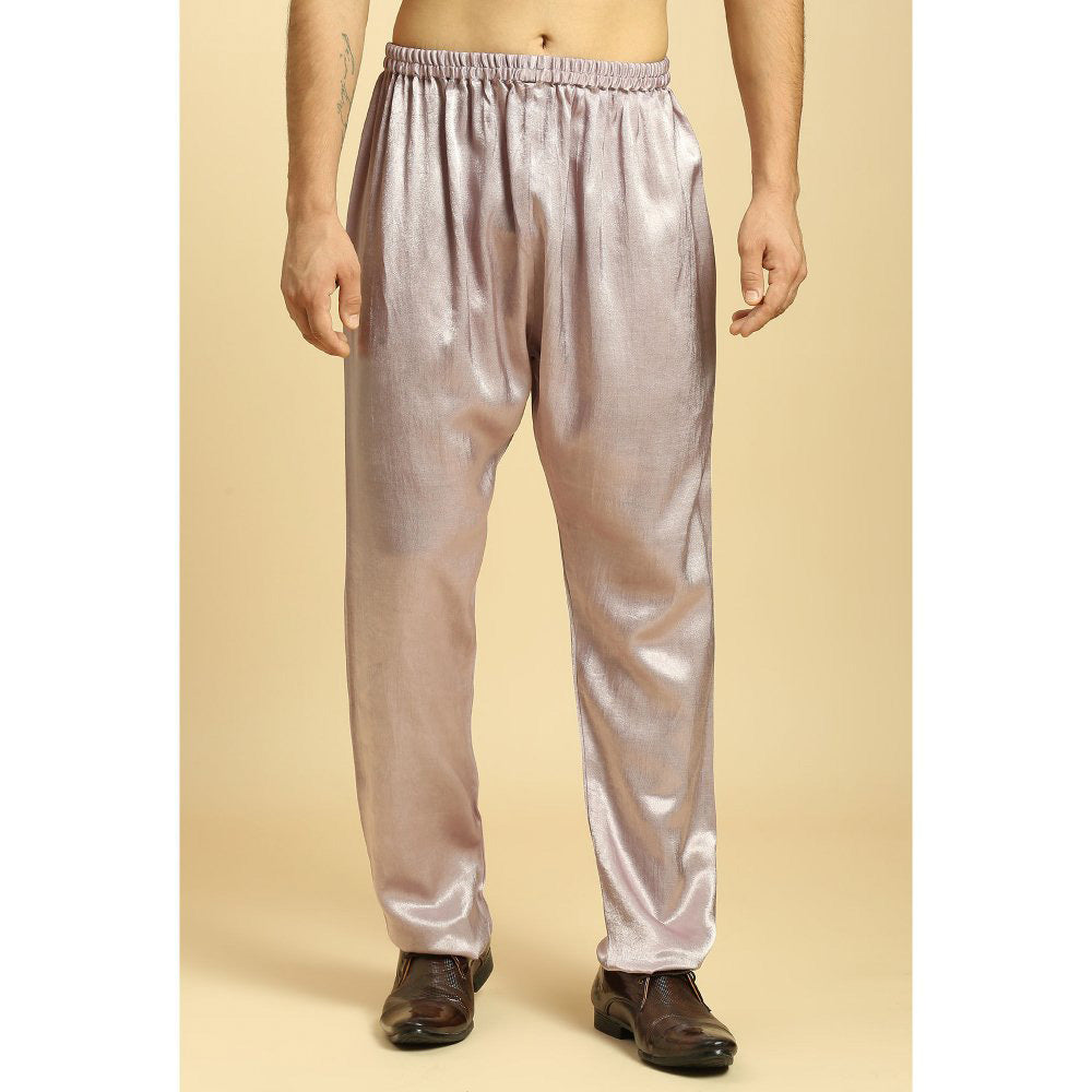 Masumi Mewawalla Lavender Embroidered Kurta with Pant (Set of 2)