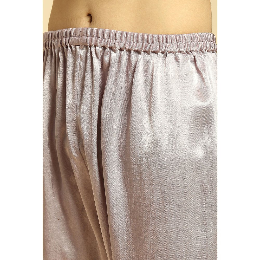 Masumi Mewawalla Lavender Embroidered Kurta with Pant (Set of 2)