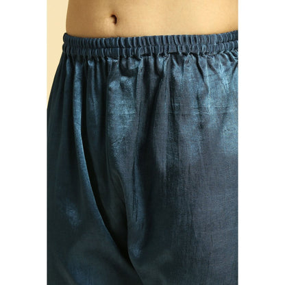 Masumi Mewawalla Blue Ajrakh Printed Kurta with Pant (Set of 2)