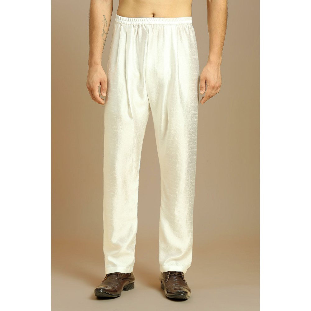 Masumi Mewawalla Purple Embroidered Kurta with Pant (Set of 2)