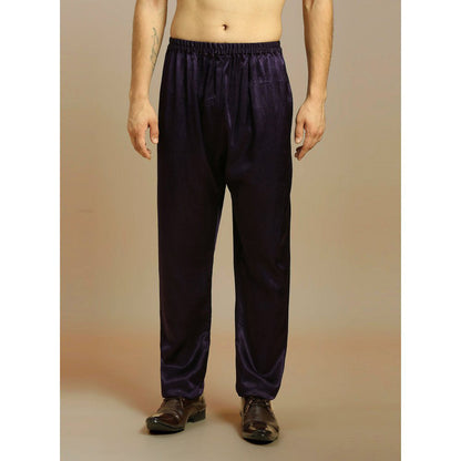 Masumi Mewawalla Deep Purple Kurta with Pant and Dupatta (Set of 3)