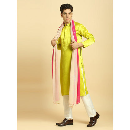 Masumi Mewawalla Featuring Yellow Kurta with Pant and Dupatta (Set of 3)