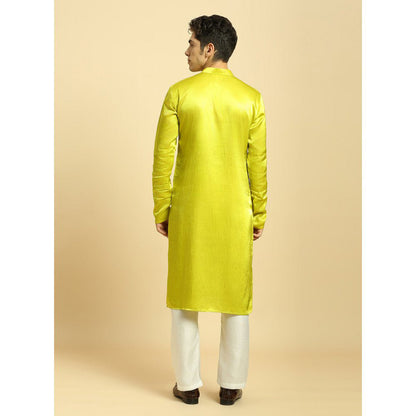 Masumi Mewawalla Featuring Yellow Kurta with Pant and Dupatta (Set of 3)