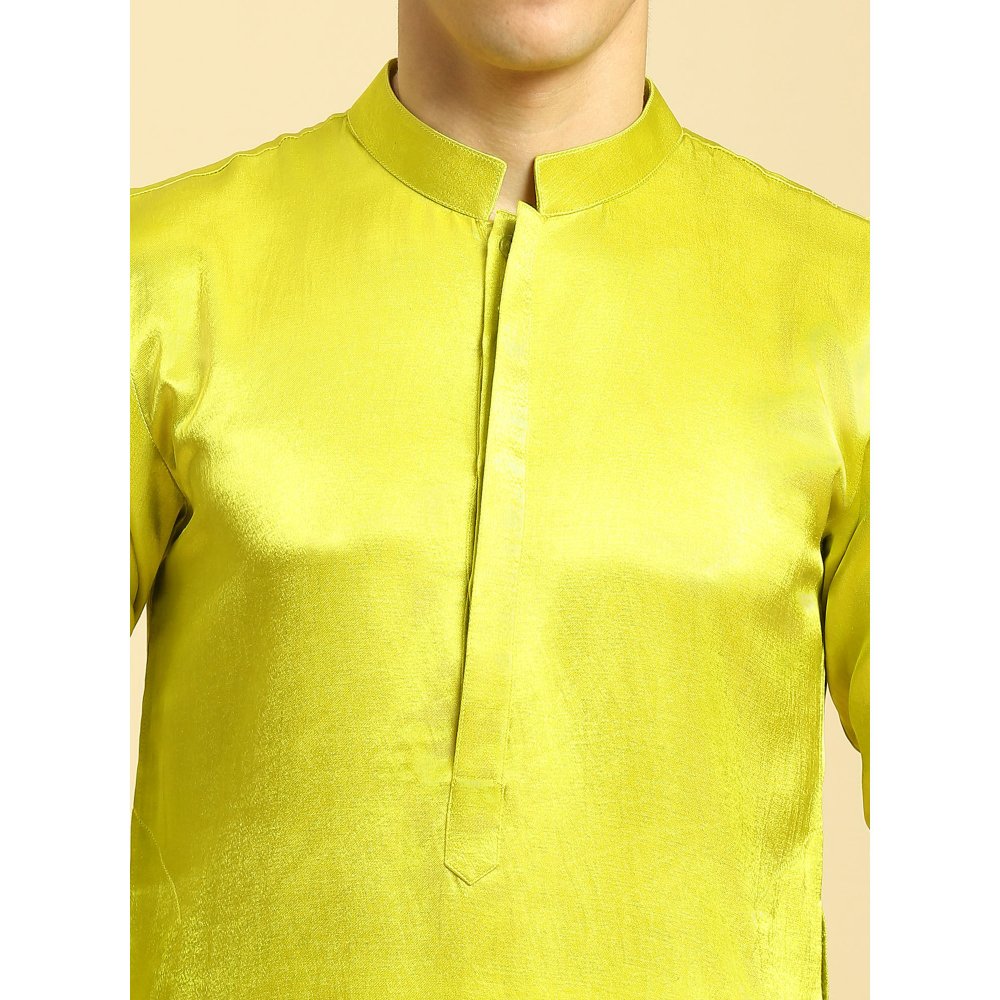 Masumi Mewawalla Featuring Yellow Kurta with Pant and Dupatta (Set of 3)