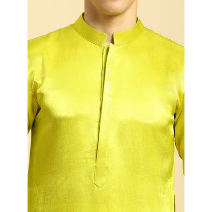 Masumi Mewawalla Featuring Yellow Kurta with Pant and Dupatta (Set of 3)