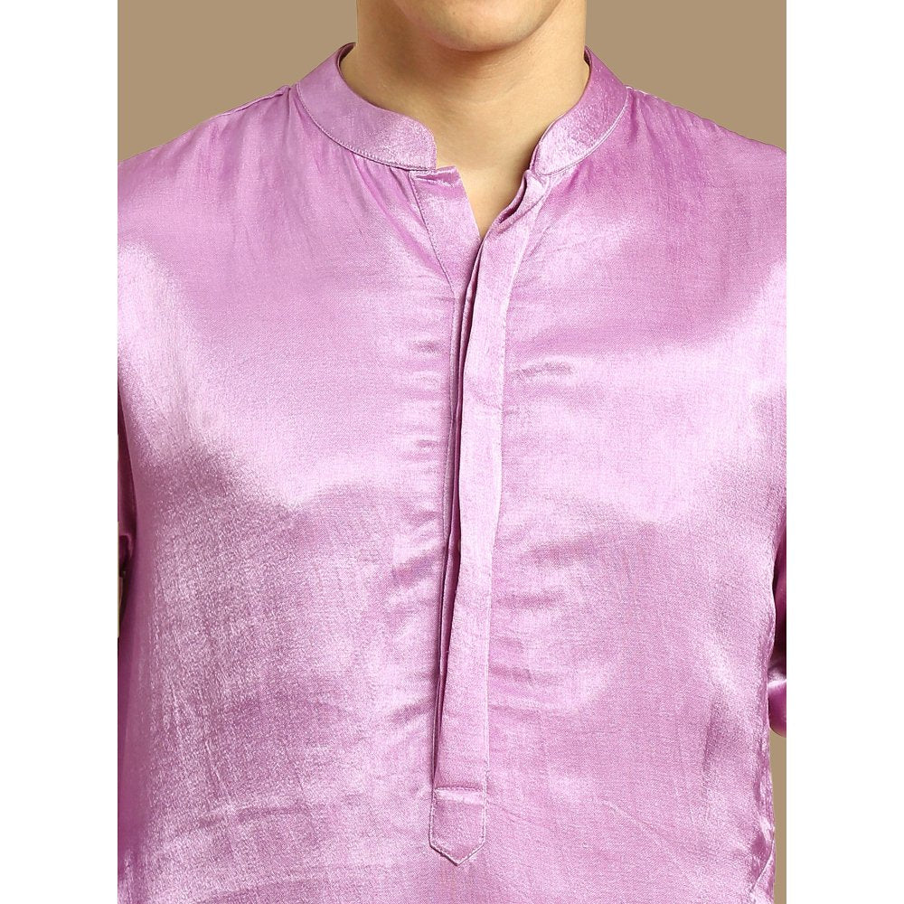 Masumi Mewawalla Purple Kurta with Pant and Ombre Dupatta (Set of 3)