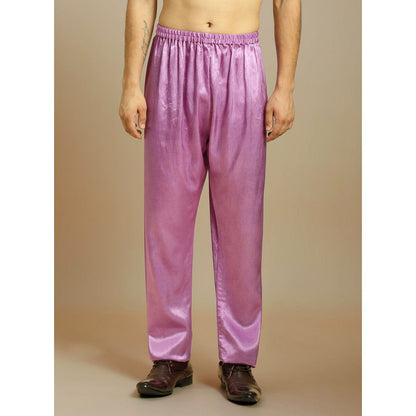 Masumi Mewawalla Purple Kurta with Pant and Ombre Dupatta (Set of 3)