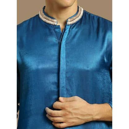 Masumi Mewawalla Blue Kurta with Pant (Set of 2)
