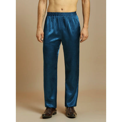 Masumi Mewawalla Blue Kurta with Pant (Set of 2)