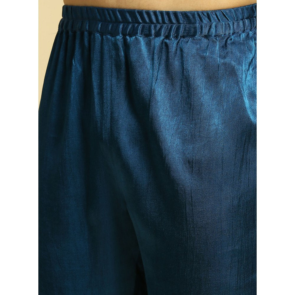 Masumi Mewawalla Blue Kurta with Pant (Set of 2)