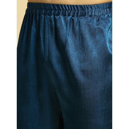 Masumi Mewawalla Blue Kurta with Pant (Set of 2)