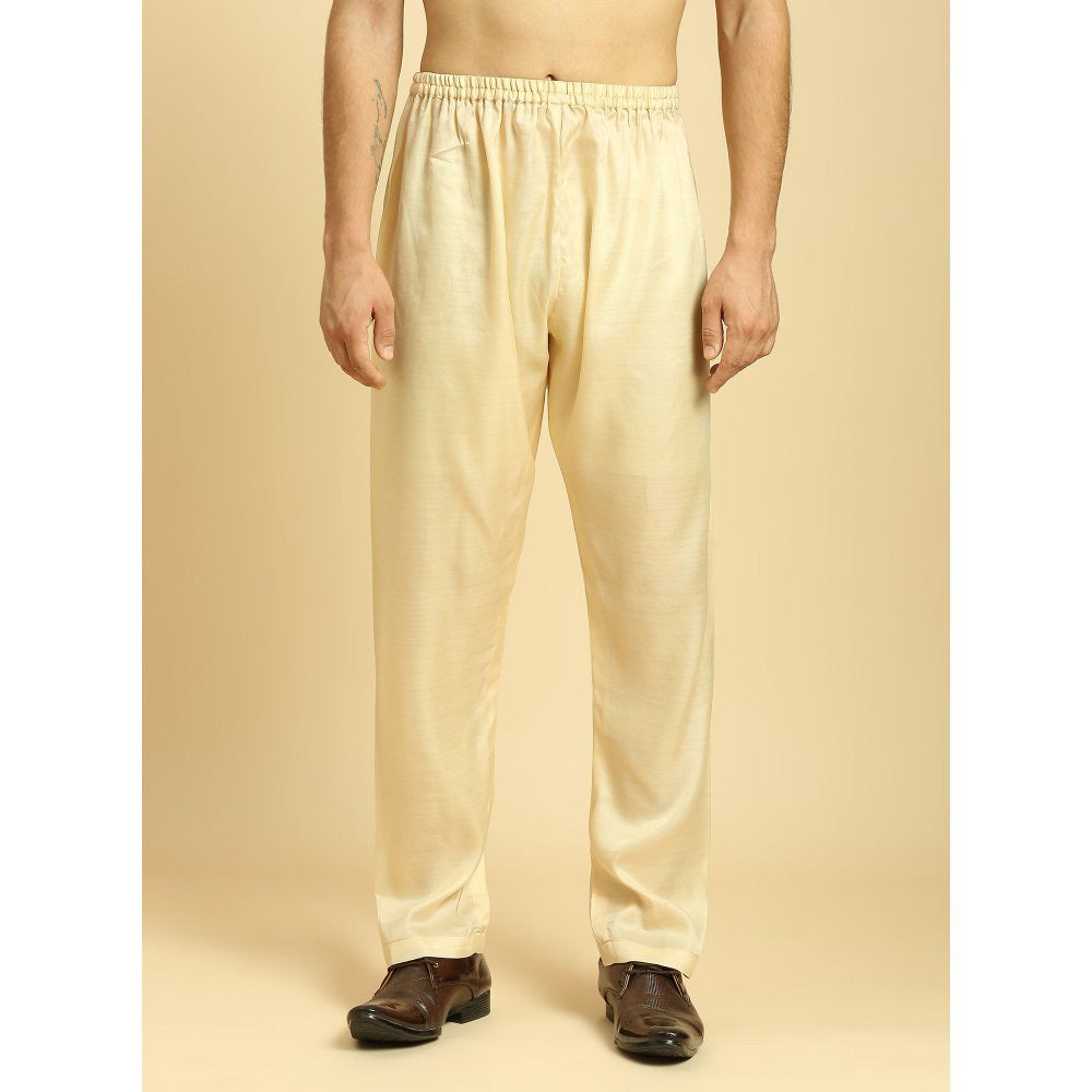 Masumi Mewawalla Beige Ombre Kurta with Pant (Set of 2)