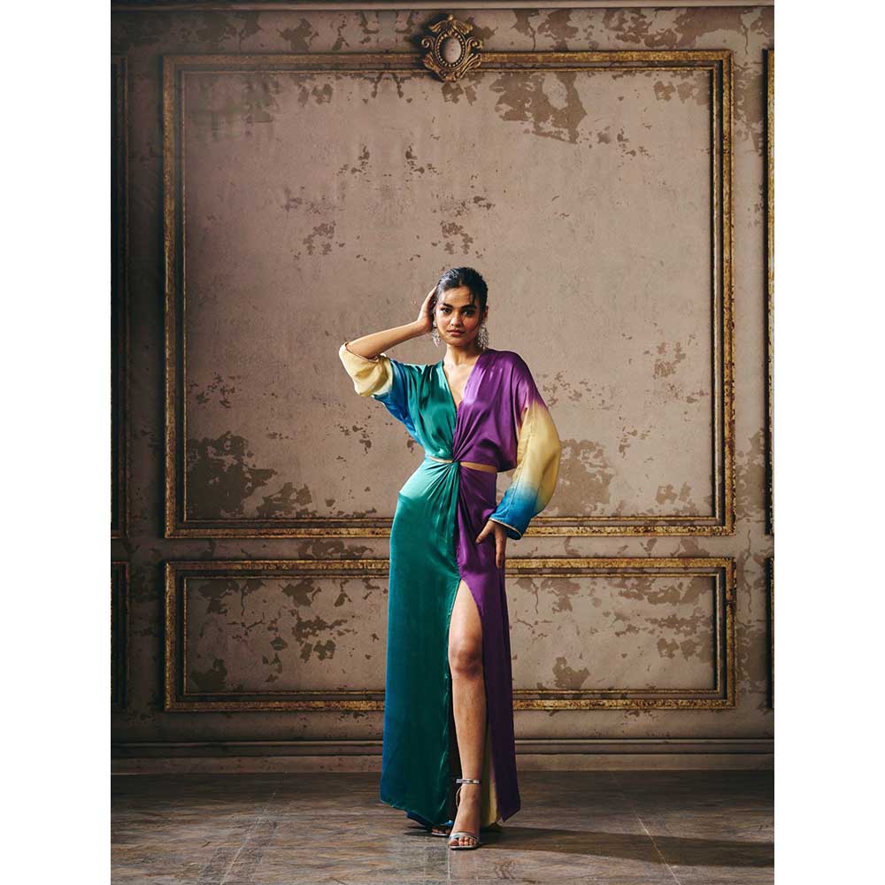 Masumi Mewawalla Multicolour Ombre Maxi Dress