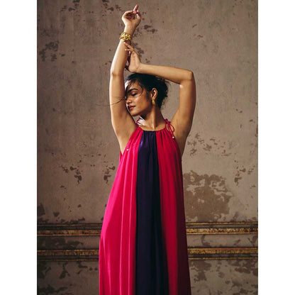 Masumi Mewawalla Multicolour Trapeze Gown