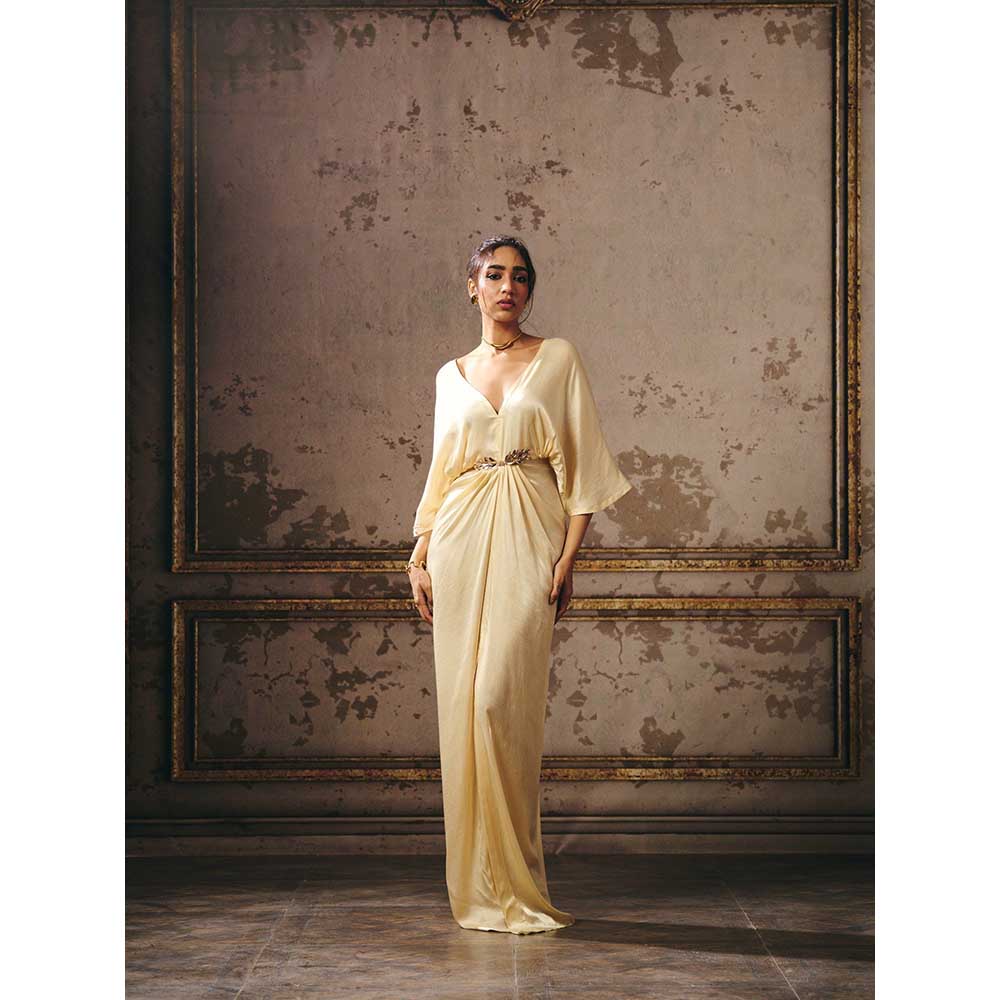 Masumi Mewawalla Cream Maxi Dress