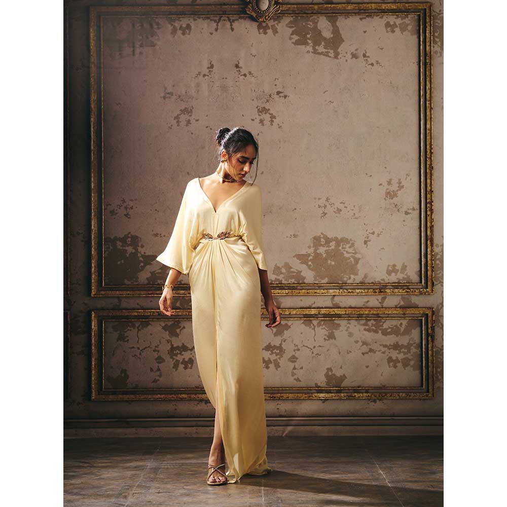 Masumi Mewawalla Cream Maxi Dress