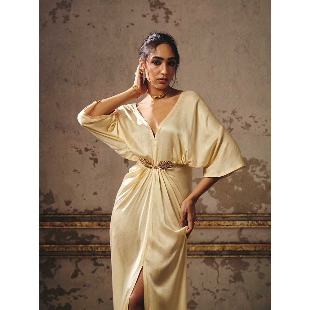 Masumi Mewawalla Cream Maxi Dress