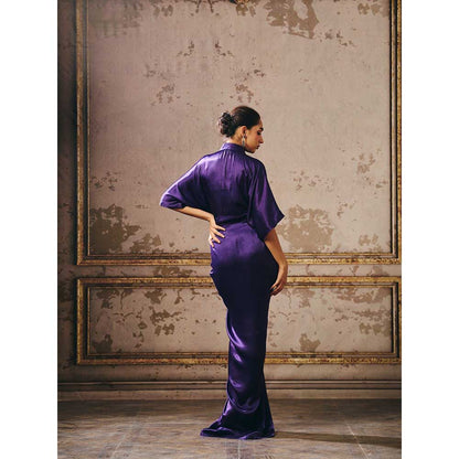 Masumi Mewawalla Purple Shirt Dress