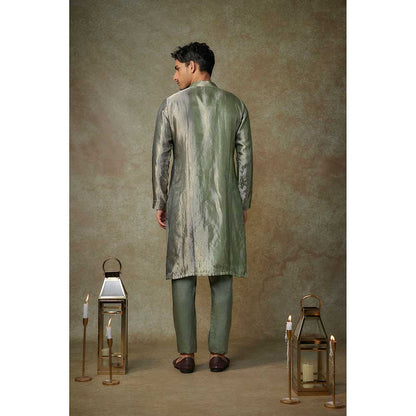 Masumi Mewawalla Multicolor Embroidered Kurta and Pant (Set of 2)