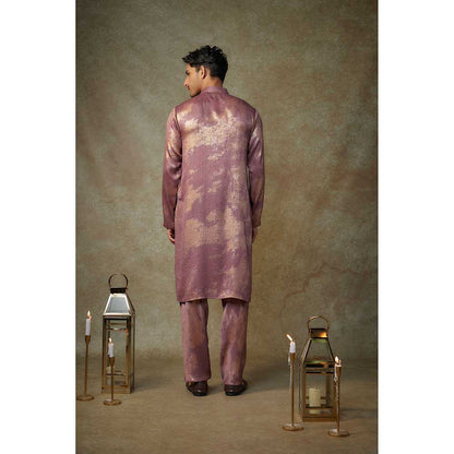 Masumi Mewawalla Purple Embellished Kurta with Pant (Set of 2)
