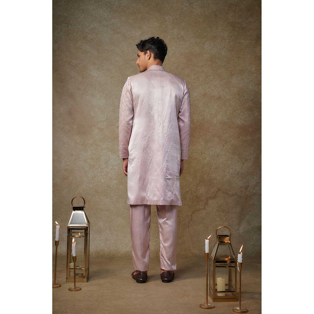 Masumi Mewawalla Dusty Pink Embroider Sherwani with Pant (Set of 2)