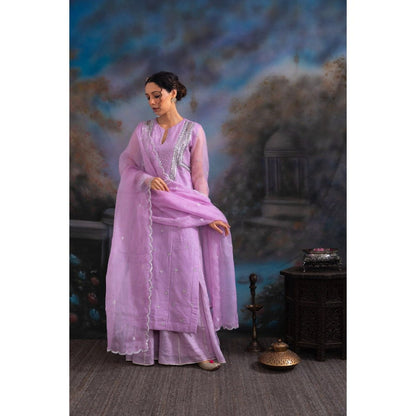 MEESA Fiza Lavender Palazzo (Set of 3)