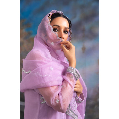 MEESA Fiza Lavender Palazzo (Set of 3)