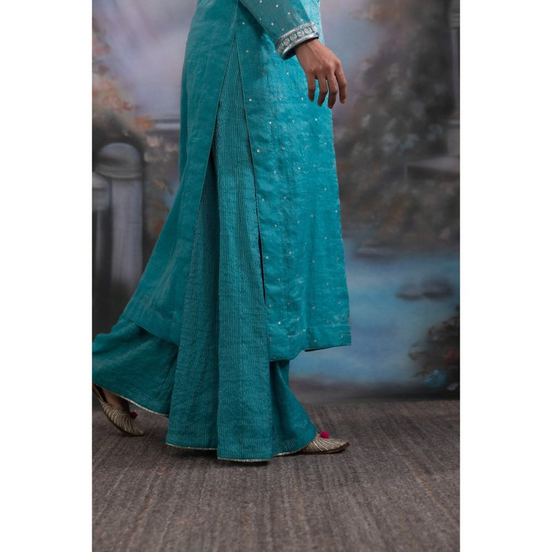 MEESA Hyra Blue Palazzo (Set of 3)