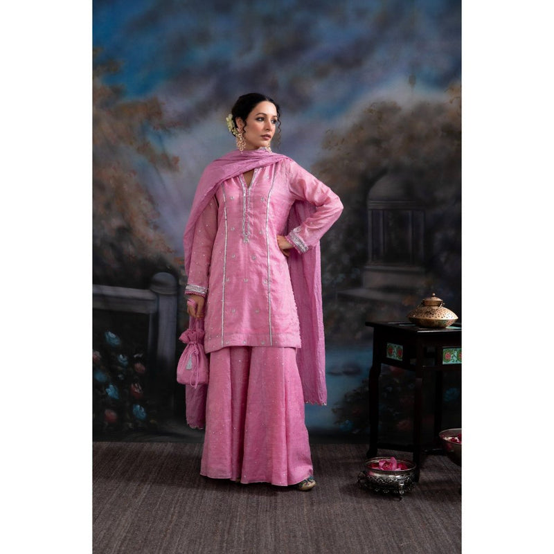 MEESA Inaya Pink Palazzo (Set of 3)