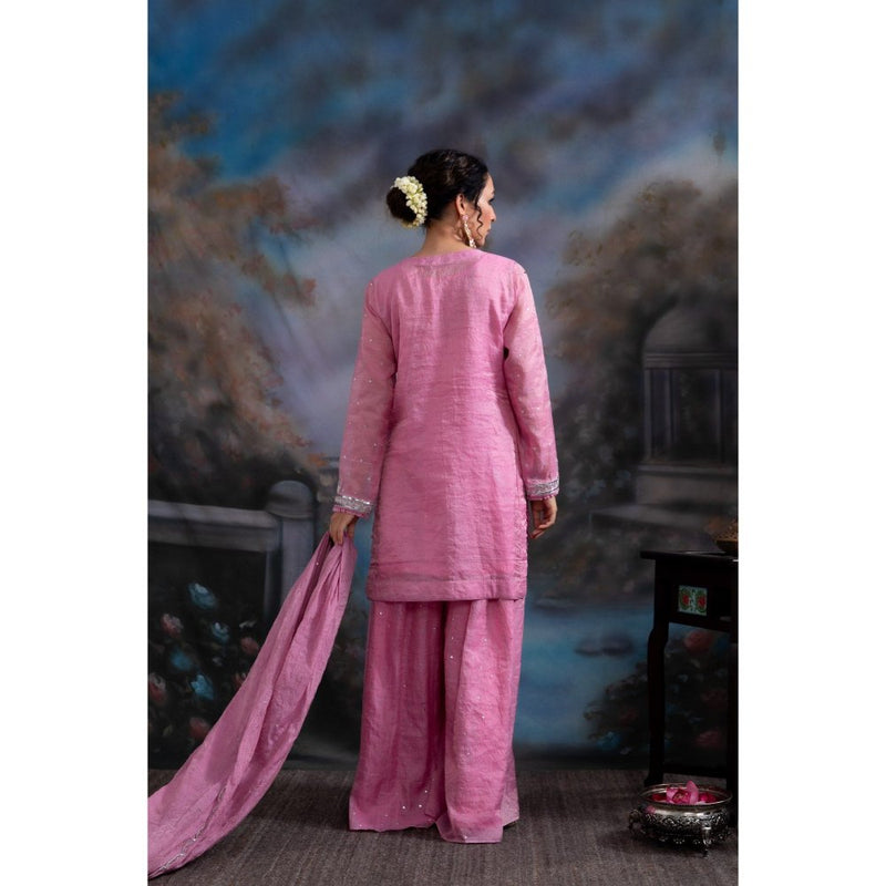 MEESA Inaya Pink Palazzo (Set of 3)