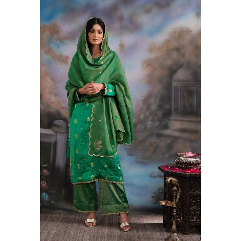 MEESA Riwayat Green Palazzo (Set of 3)