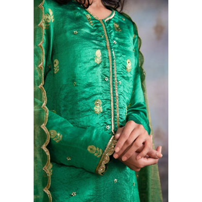 MEESA Riwayat Green Palazzo (Set of 3)