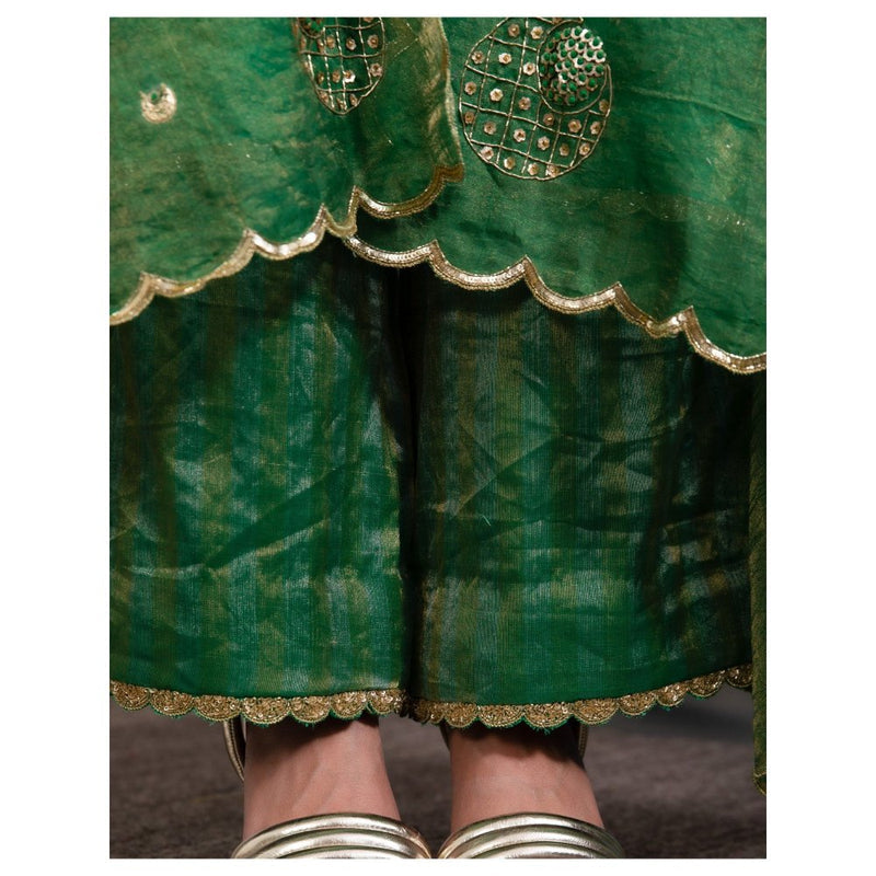 MEESA Riwayat Green Palazzo (Set of 3)