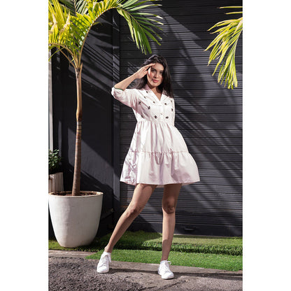 MEHAK MURPANA Baby Pink Dress for Women