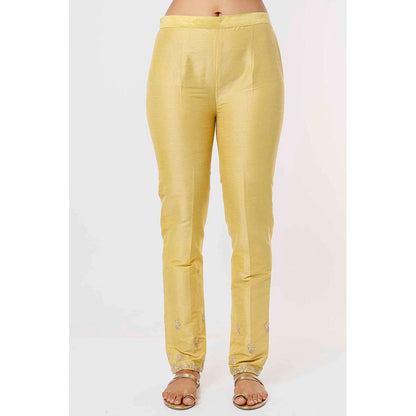 MEHAK MURPANA Daffodil Yellow Kurta and Pant (Set of 2)