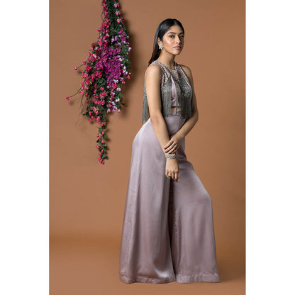 MEHAK MURPANA Purple Jumpsuit