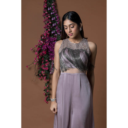 MEHAK MURPANA Purple Jumpsuit