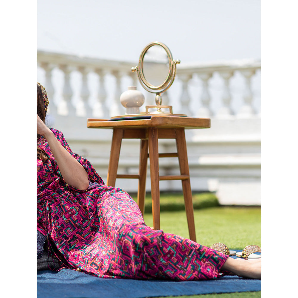 MEHAK MURPANA Pink Kaftan Dress