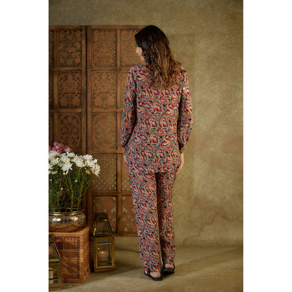 MEHAK MURPANA Multi Printed Coord with Embroidery (Set of 2)