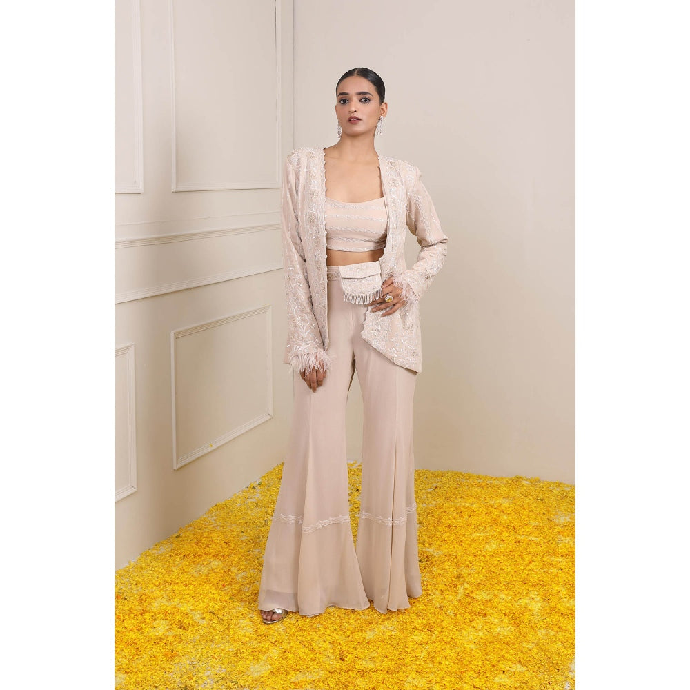 Miku Kumar Pink Aisha Co-Ord (Set of 6)