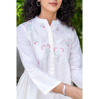 MINSH Tulip White Co-Ord (Set of 2)