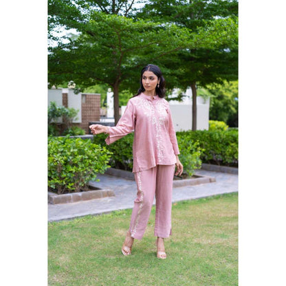 MINSH Crimson Pink Co-Ord (Set of 2)