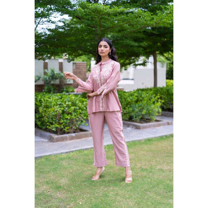 MINSH Crimson Pink Co-Ord (Set of 2)